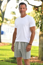 Jake Cotton Shorts Sage