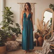 Crystal Dress in Teal