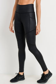 Jacey Black Moto Leggings