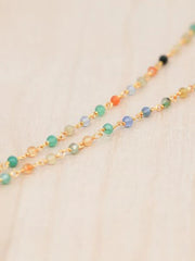 Naples Crystal Hamsa Necklace