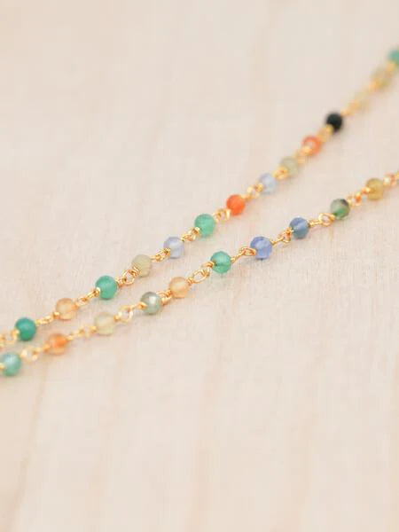 Naples Crystal Hamsa Necklace