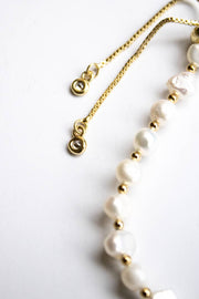 Beach Pebbles Pearl Pull Bracelet
