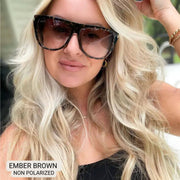Ember - Woman's Oversized Square Sunglasses