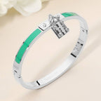 Stainless Steel Lock Bracelet