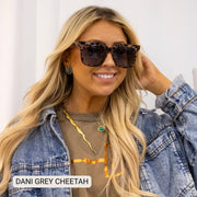 Dani- Women’s Square Sunglasses – Oversized