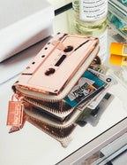 Mixtape Wallet | Rose Gold Chrome