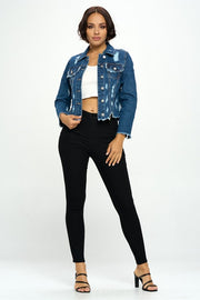 Benji Distressed Denim Jacket