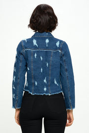 Benji Distressed Denim Jacket