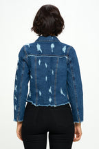 Benji Distressed Denim Jacket