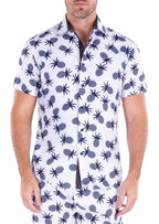 White & Navy Pineapple S/S 222030