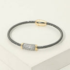 14K Gold Plated CZ Bracelet
