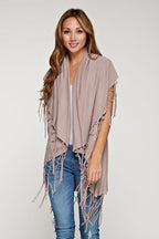 Presley Sweater Vest-Lilac