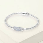 14K Gold Plated CZ Bracelet