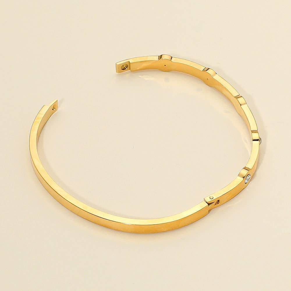 Stainless Steel Bangle Bracelet
