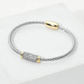 14K Gold Plated CZ Bracelet