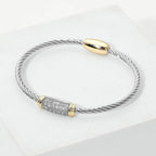 14K Gold Plated CZ Bracelet