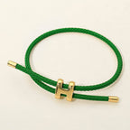 H Monogram Charm Bracelet