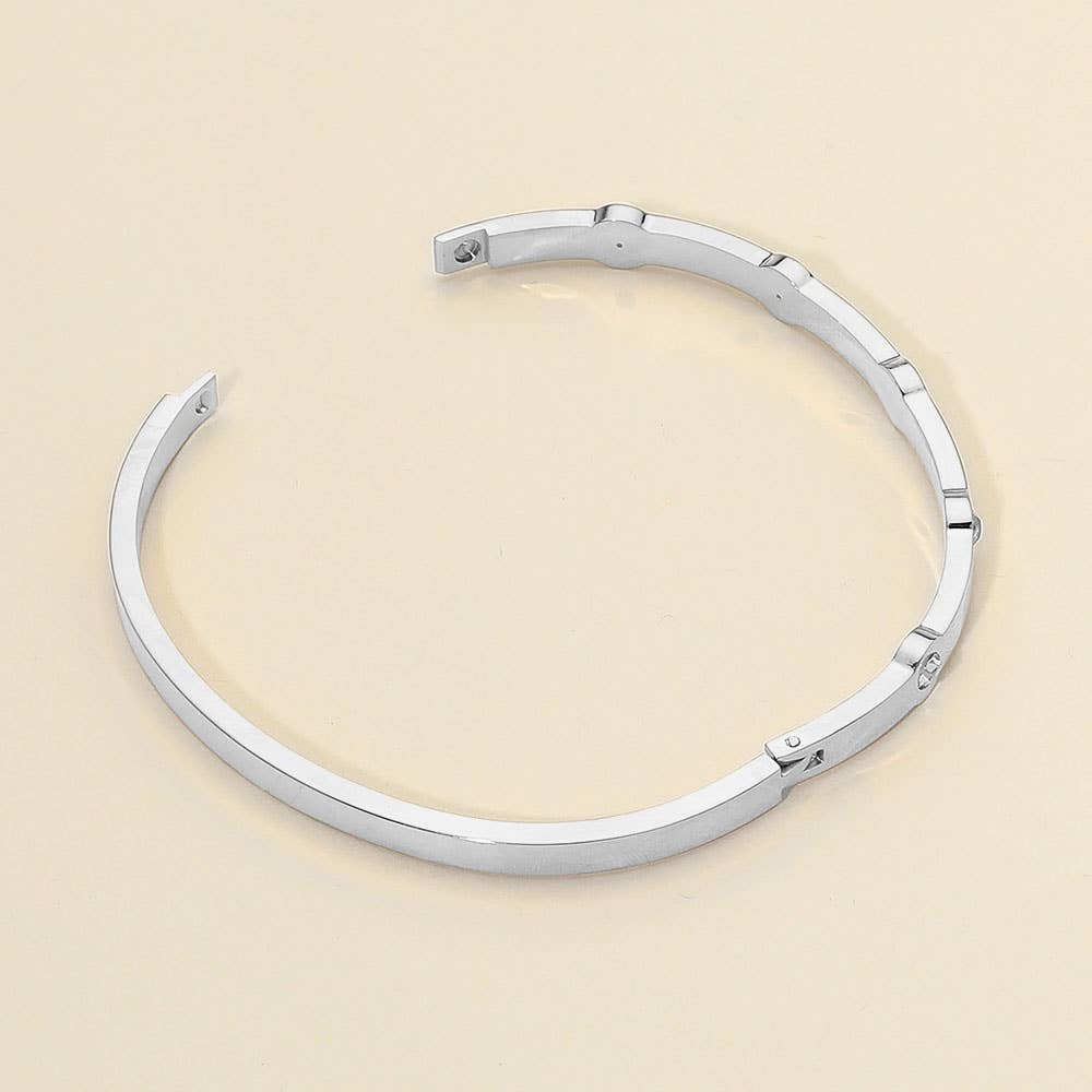 Stainless Steel Bangle Bracelet