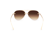 Narrow Megan 2 - Brown Sunglasses