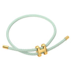 H Monogram Charm Bracelet