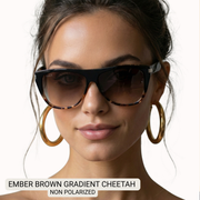 Ember - Woman's Oversized Square Sunglasses