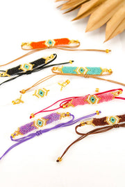 Simplicity Evil Eye Pull Bracelet brac