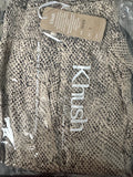 Haven Pants in Beige Snake Print