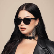 Rise Up Black Sunglasses