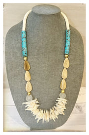 Coconut & Bone Necklace