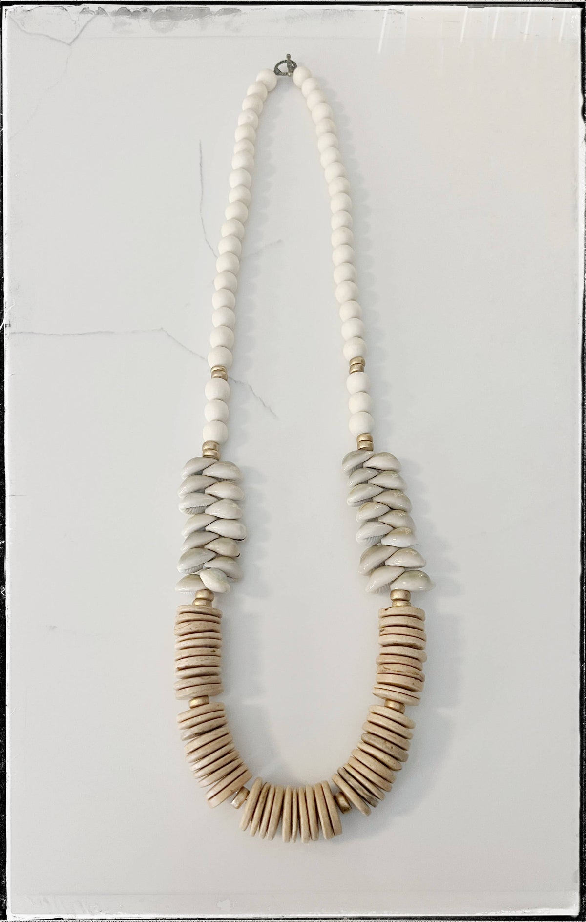 Coconut Cowrie Sea Shell Necklace