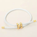 H Monogram Charm Bracelet