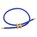 H Monogram Charm Bracelet