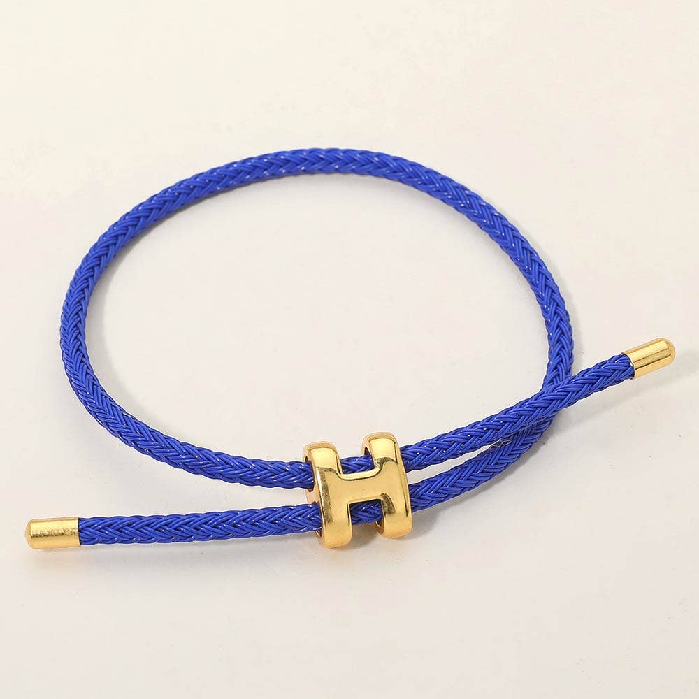 H Monogram Charm Bracelet