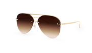 Narrow Megan 2 - Brown Sunglasses