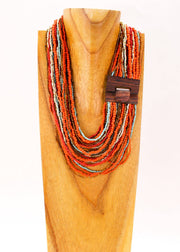 Sparkle Big Buck Necklace in Turqousie