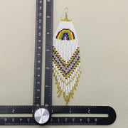 Rainbow Fringe Earrings