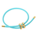 H Monogram Charm Bracelet