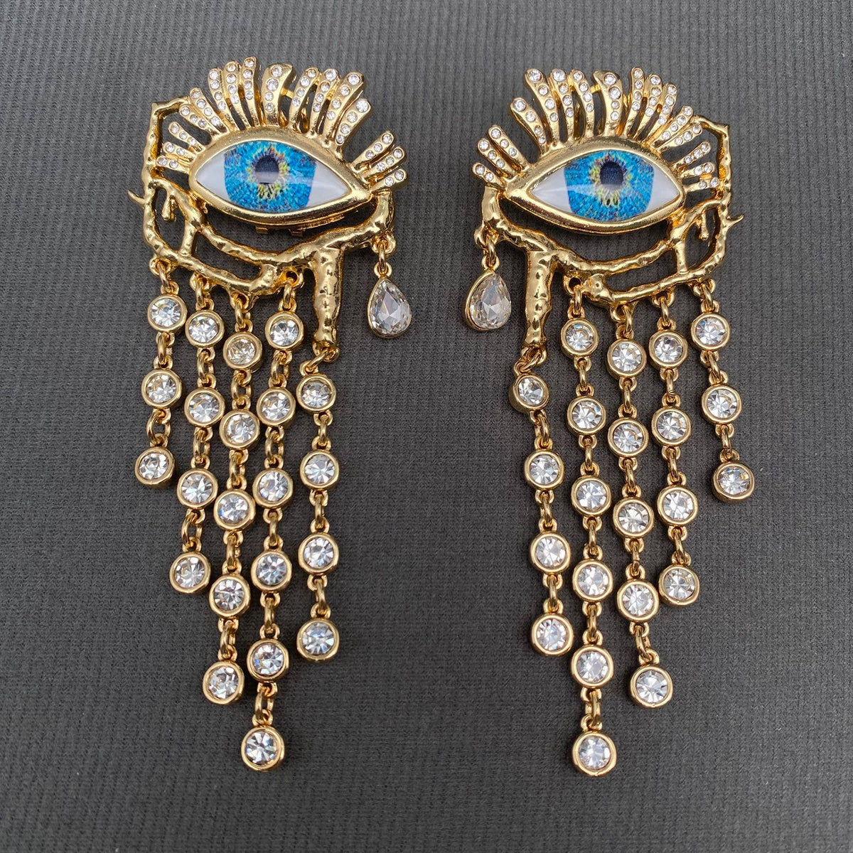 Fringe Eyes Earrings