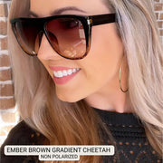 Ember - Woman's Oversized Square Sunglasses