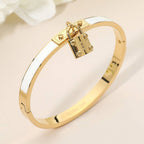 Stainless Steel Lock Bracelet