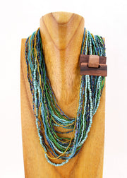Sparkle Big Buck Necklace in Turqousie