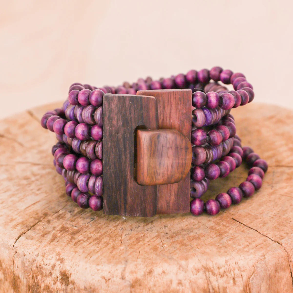 Even Flow Bracelet in Plum