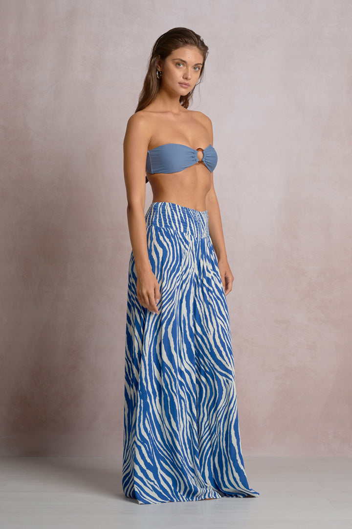 Zebra Pant in Blue