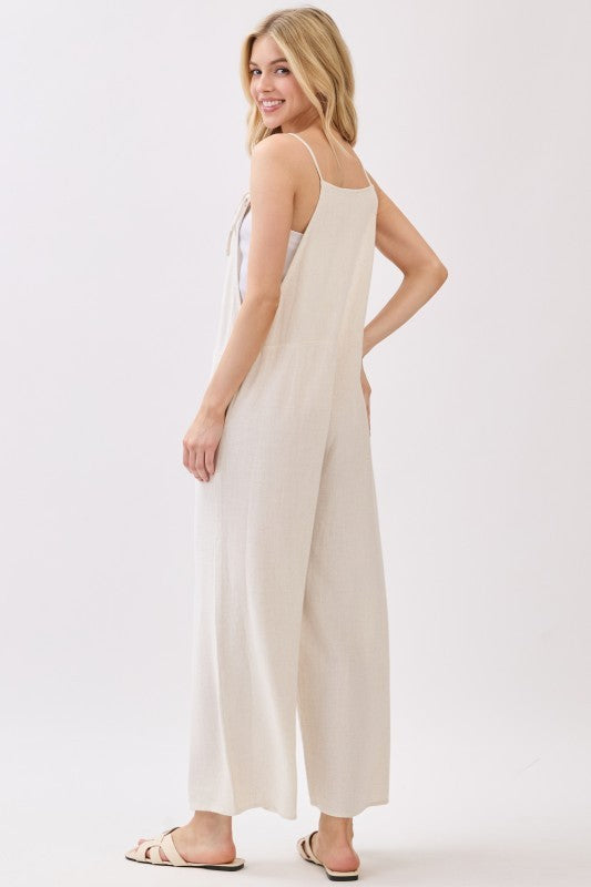 Larissa Jumpsuit in Oatmeal