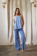 Palmway Pants in Azure 47001