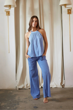 Palmway Pants in Azure 47001