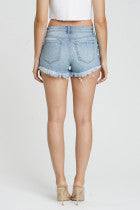 Eve High-Rise Denim Shorts