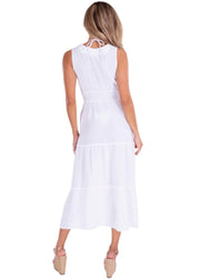 Gabbie Maxi Dress in White