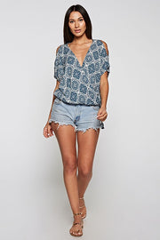 Hanna Surplice Blouse