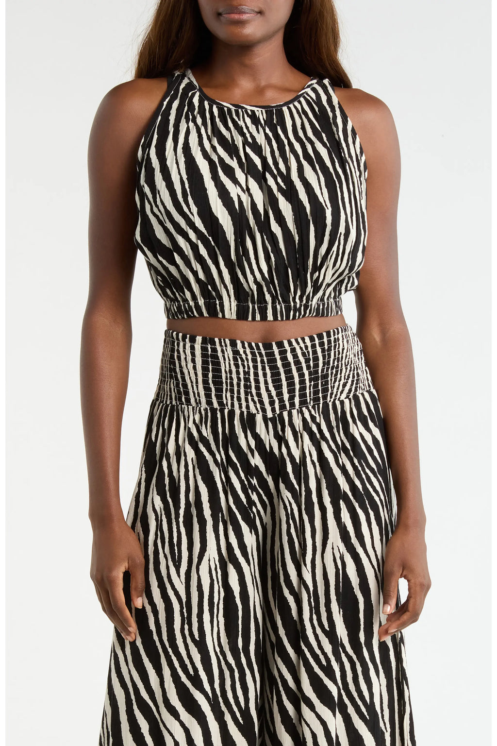 Black Zebra Crop